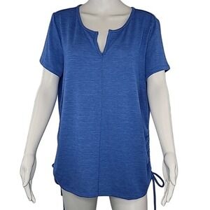 Silverwear Blue V-Neck Top‎